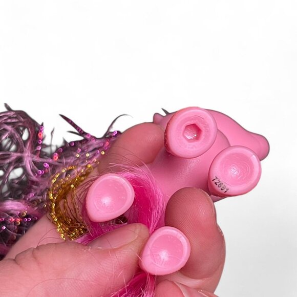 2016 My Little Pony 3 1/4” Pinkie Pie With Tinsel Hair & Glitter Legs - Picture 5 of 5